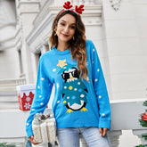 Lesmart Funny Penguin Ugly Christmas Sweater